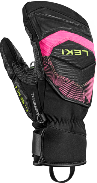 Leki: WCR CORE TR MITT - black/neonpink