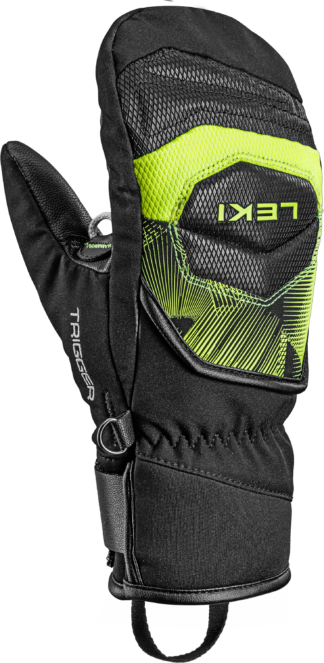 Leki: WCR CORE TR Junior MITT- Black/Neonyellow