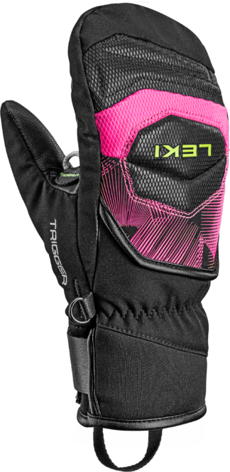 Leki: WCR CORE TR Junior MITT- Black/Neonpink